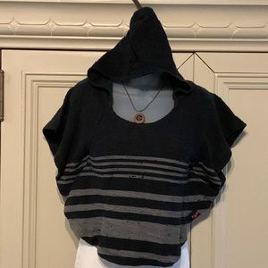 Roxy Girls Hooded Poncho Sz ~> Medium